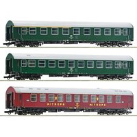 ROCO 6200029 H0 3-tlg. Set 2: Reisezugwagen Bauart Y/B 70, DR, Ep. IV von Roco