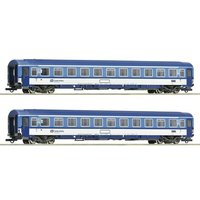 ROCO 6200157 H0 2-tlg. Set: Eurofima-Wagen 2. Klasse Bmz, CD, Ep. VI ROCO 6200157 H0 2-tlg. Set: Eurofima-Wagen 2. Klasse Bmz, CD, Ep. VI von Roco