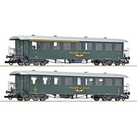 ROCO 6200198 H0 2-tlg. Set: Seetalbahnwagen, PB, Ep. IV-V von Roco