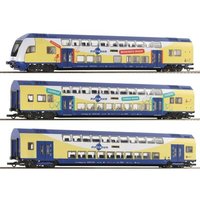 ROCO 6210105 H0 DCC 3-tlg. Set: Doppelstockwagen, metronom, Ep. VI ROCO 6210105 H0 DCC 3-tlg. Set: Doppelstockwagen, metronom, Ep. VI von Roco