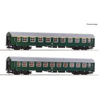 ROCO 6280004 TT 2-tlg. Set 1: Reisezugwagen Y/B 70, DR, Ep. IV von Roco