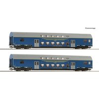 ROCO 6280027 TT 2-tlg. Set: Doppelstockwagen Bap, CSD, Ep. IV von Roco