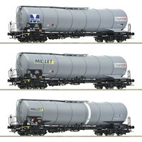 ROCO 6600091 H0 3-tlg. Set: Kesselwagen Zacns, MILLET, Ep. VI ROCO 6600091 H0 3-tlg. Set: Kesselwagen Zacns, MILLET, Ep. VI von Roco