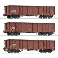 ROCO 6600103 H0 3-tlg. Set: Offene Güterwagen Eas 5948, DR, Ep. IV ROCO 6600103 H0 3-tlg. Set: Offene Güterwagen Eas 5948, DR, Ep. IV von Roco