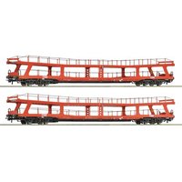 ROCO 6600105 H0 2-tlg. Set: Autotransportwagen, ÖBB, Ep. VI von Roco