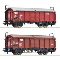 ROCO 6600116 H0 2-tlg. Set: Schiebedachwagen Tcs, MAV, Ep. IV von Roco
