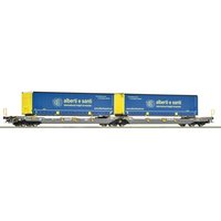 ROCO 6600137 H0 Doppeltaschen-Gelenkwagen T3000e, Hupac, Ep. VI ROCO 6600137 H0 Doppeltaschen-Gelenkwagen T3000e, Hupac, Ep. VI von Roco