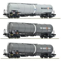 ROCO 6600143 H0 3-tlg. Set: Kesselwagen "Wascosa", GATX, Ep. VI von Roco