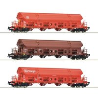 ROCO 6600153 H0 3-tlg. Set: Schwenkdachwagen Tadgs 959, DB AG, Ep. VI von Roco