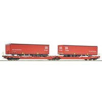 ROCO 6600168 H0 Doppeltaschen-Gelenkwagen T3000e, DB AG, Ep. VI ROCO 6600168 H0 Doppeltaschen-Gelenkwagen T3000e, DB AG, Ep. VI von Roco