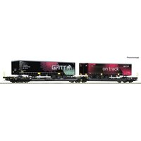 ROCO 6600170 H0 Doppeltaschen-Gelenkwagen T3000e, TX Logistik, Ep. VI ROCO 6600170 H0 Doppeltaschen-Gelenkwagen T3000e, TX Logistik, Ep. VI von Roco