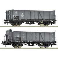 ROCO 6600216 H0 2-tlg. Set: Offene Güterwagen, PKP, Ep. III ROCO 6600216 H0 2-tlg. Set: Offene Güterwagen, PKP, Ep. III von Roco