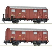 ROCO 6600248 H0 2-tlg. Set: Gedeckte Postgüterwagen Post 2s-t/11, DBP, Ep. IV ROCO 6600248 H0 2-tlg. Set: Gedeckte Postgüterwagen Post 2s-t/11, DBP, Ep. IV von Roco