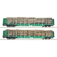 ROCO 6600319 H0 2-tlg. Set: Rungenwagen Rnoos, OnRail, Ep. VI ROCO 6600319 H0 2-tlg. Set: Rungenwagen Rnoos, OnRail, Ep. VI von Roco
