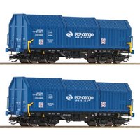 ROCO 6680008 TT 2-tlg. Set: Teleskophaubenwagen Shimmns, PKP Cargo, Ep. VI ROCO 6680008 TT 2-tlg. Set: Teleskophaubenwagen Shimmns, PKP Cargo, Ep. VI von Roco
