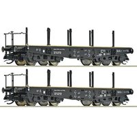 ROCO 6680034 TT 2er Set Schwerlast-Flachwagen SSys, DRG, Ep. II ROCO 6680034 TT 2er Set Schwerlast-Flachwagen SSys, DRG, Ep. II von Roco