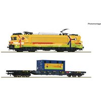 ROCO 7500117 H0 2-tlg. Set: Elektrolokomotive 1756 mit Containertragwagen, Strukton Rail, Ep. VI ROCO 7500117 H0 2-tlg. Set: Elektrolokomotive 1756 mit Containertragwagen, Strukton Rail, Ep. VI von Roco