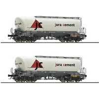 ROCO 76146 H0 2-tlg. Set: Silowagen, jura cement, Ep. VI ROCO 76146 H0 2-tlg. Set: Silowagen, jura cement, Ep. VI von Roco
