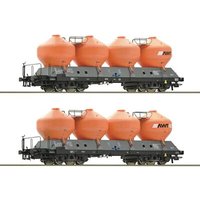 ROCO 77002 H0 2-tlg. Set: Silowagen Uacs, AWT, Ep. VI ROCO 77002 H0 2-tlg. Set: Silowagen Uacs, AWT, Ep. VI von Roco