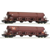 ROCO 77036 H0 2-tlg. Set: Schwenkdachwagen Tadgs 959, DB, Ep. IV ROCO 77036 H0 2-tlg. Set: Schwenkdachwagen Tadgs 959, DB, Ep. IV von Roco