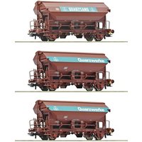 ROCO 77052 H0 3-tlg. Set: Schwenkdachwagen Gattung Tdgs, DB, Ep. IV ROCO 77052 H0 3-tlg. Set: Schwenkdachwagen Gattung Tdgs, DB, Ep. IV von Roco