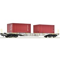 ROCO 77345 H0 DC Containertragwagen, AAE, Ep. VI ROCO 77345 H0 DC Containertragwagen, AAE, Ep. VI von Roco