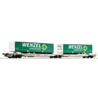 ROCO 77362 H0 Doppeltaschen-Gelenkwagen Sdggmrs/T2000, AAE, Ep. VI ROCO 77362 H0 Doppeltaschen-Gelenkwagen Sdggmrs/T2000, AAE, Ep. VI von Roco