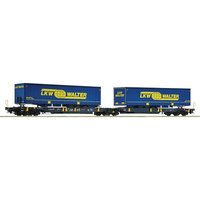 ROCO 77363 H0 Doppeltaschen-Gelenkwagen Sdggmrs/T2000, Wascosa, Ep. VI ROCO 77363 H0 Doppeltaschen-Gelenkwagen Sdggmrs/T2000, Wascosa, Ep. VI von Roco