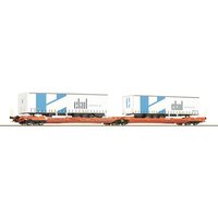 ROCO 77392 H0 Doppeltaschen-Gelenkwagen T3000e, Wascosa, Ep. VI ROCO 77392 H0 Doppeltaschen-Gelenkwagen T3000e, Wascosa, Ep. VI von Roco