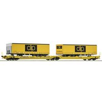 ROCO 77405 H0 Doppeltaschen-Gelenkwagen Sdggmrs T3000e, CLIP, Ep. VI ROCO 77405 H0 Doppeltaschen-Gelenkwagen Sdggmrs T3000e, CLIP, Ep. VI von Roco