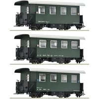 ROCO 6240001 H0e 3-tlg. Set: Schmalspur-Personenwagen Bi, ÖBB, Ep. IV-V von Roco