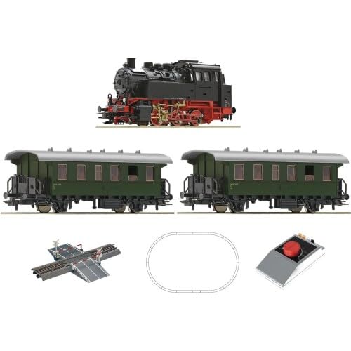 Roco 5100001 H0 Analog Starter Set:Dampflokomotive BR 80 mit Passagierzug Roco 5100001 H0 Analog Starter Set:Dampflokomotive BR 80 mit Passagierzug von Roco