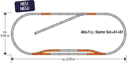 Roco Gleisset B1 1435 mm Modellbahn Track Set Bahnspielzeug Roco Gleisset B1 1435 mm Modellbahn Track Set Bahnspielzeug von Roco