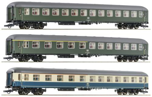 Roco 6200053 H0 3er-Set 3: D 377 „Hispania-Express“ der DB 2. Klasse Büm 234, 1./2. Klasse ABüm 225 von Roco