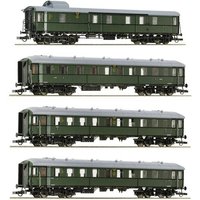 Roco 6200056 H0 4er-Set 1: „Zwickauer Traditionszug“ der DR Pw4ü, 2./3. Klasse BC4ü, 3. Klasse C4ü Roco 6200056 H0 4er-Set 1: „Zwickauer Traditionszug“ der DR Pw4ü, 2./3. Klasse BC4ü, 3. Klasse C4ü von Roco