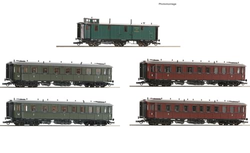 Roco 6200076 H0 5er-Set Schnellzug der K.W.St.E. von Roco