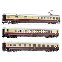 Roco 6200121 H0 3er-Set 2 „Rheingold“ der AKE-Eisenbahntouristik Speisewagen, 1. Klasse Großraumwagen, 1. Klasse Abteilwagen Roco 6200121 H0 3er-Set 2 „Rheingold“ der AKE-Eisenbahntouristik Speisewagen, 1. Klasse Großraumwagen, 1. Klasse Abteilwagen von Roco