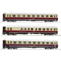 Roco 6200122 H0 3er-Set 3 „Rheingold“ der AKE-Eisenbahntouristik 1. Klasse Abteilwagen, Bistrowagen, 1. Klasse Abteilwagen. Roco 6200122 H0 3er-Set 3 „Rheingold“ der AKE-Eisenbahntouristik 1. Klasse Abteilwagen, Bistrowagen, 1. Klasse Abteilwagen. von Roco
