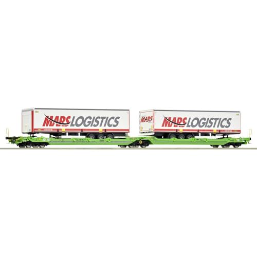 Roco 6600005 H0 Doppeltaschen-Gelenkwagen T3000e der CFL Cargo Roco 6600005 H0 Doppeltaschen-Gelenkwagen T3000e der CFL Cargo von Roco