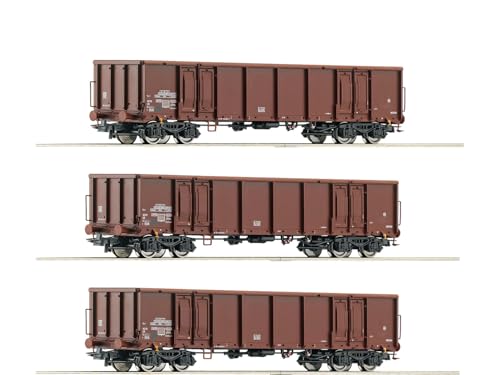 Roco 6600103 H0 3er-Set Offene Güterwagen der DR Roco 6600103 H0 3er-Set Offene Güterwagen der DR von Roco
