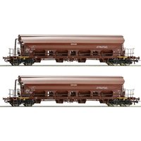 Roco 6600125 H0 2er-Set Schwenkdachwagen der DR Roco 6600125 H0 2er-Set Schwenkdachwagen der DR von Roco