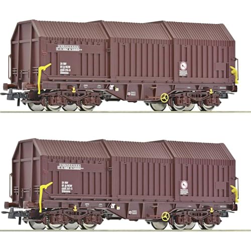 Roco 6600132 H0 2er-Set Teleskophaubenwagen der ÖBB von Roco