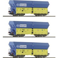 Roco 6600136 H0 3er-Set Selbstentladewagen der PKP von Roco