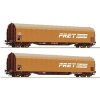 Roco 6600161 H0 2er-Set Schiebeplanenwagen der SNCF von Roco