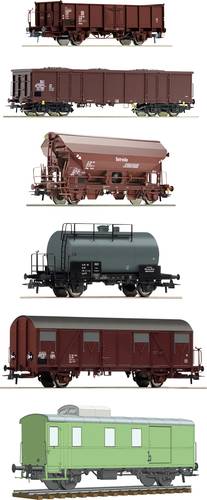 Roco 76030 H0 6er-Set Güterzug der DR von Roco