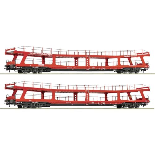 Roco 77047 H0 2er-Set Autotransportwagen der BahnTouristikExpress Roco 77047 H0 2er-Set Autotransportwagen der BahnTouristikExpress von Roco