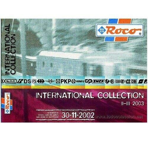 Roco Katalog Broschure International Collection 83013 II/III 2003 Roco Katalog Broschure International Collection 83013 II/III 2003 von Roco