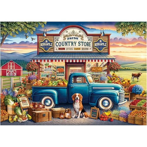 Rocorose Puzzles für Erwachsene 1000 Teile, Bauernhofladen Puzzle Herausfordernde Spieleabend Country Store Puzzle mit Familien Tolles Geschenk Heimdekoration Obst und Gemüse Große Puzzles Rocorose Puzzles für Erwachsene 1000 Teile, Bauernhofladen Puzzle Herausfordernde Spieleabend Country Store Puzzle mit Familien Tolles Geschenk Heimdekoration Obst und Gemüse Große Puzzles von Rocorose