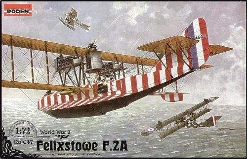 Roden 047 Modellbausatz Felixstowe F.2A w/upper wing gunner position von Roden