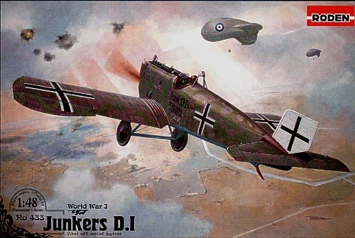 Roden 433 Modellbausatz Junkers D.I (early) 1/48 scale von Roden